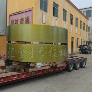 輪帶，鑄鋼輪帶發貨現場